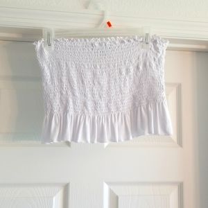 Forever 21 XL white tube top